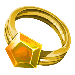 Gold Garnet Ring