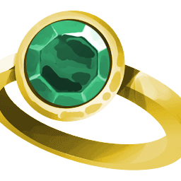 Gold Jade Ring